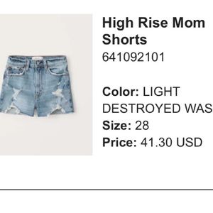 New Abercrombie shorts